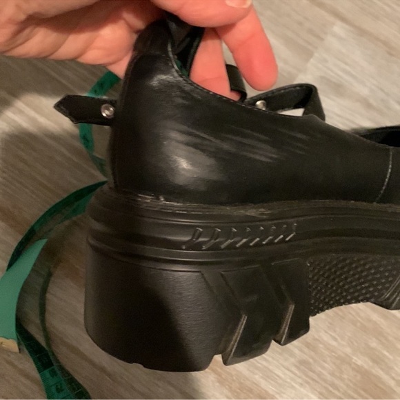 ASOS KOl A Warriors Heart chunky mary janes in black UK 5/38 preowned - Picture 15 of 16